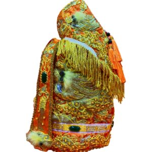 尺2長金彩玉雪衣+帽/柑(活動龍,A