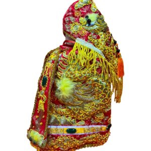 尺2長金彩玉雪衣+帽/紅(活動龍,