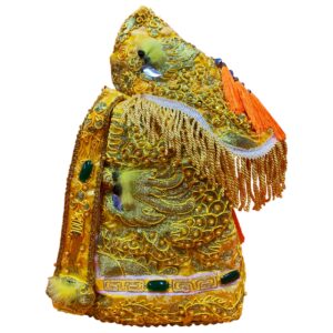 尺2長金彩玉雪衣+帽/黃(活動龍,